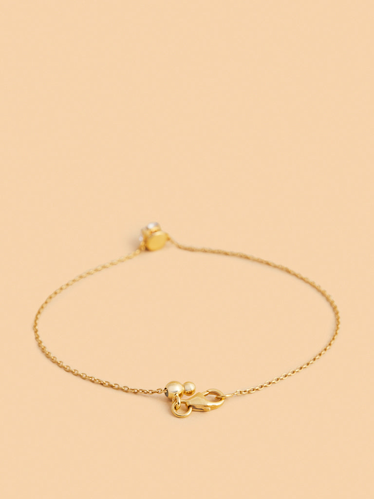 Minimalist Lab Diamond Chain Bracelet