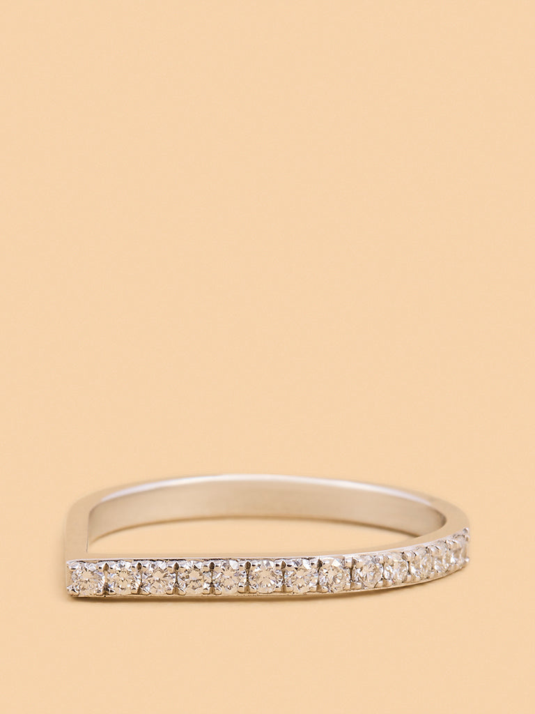 Sleek Lab Diamond Eternity Ring