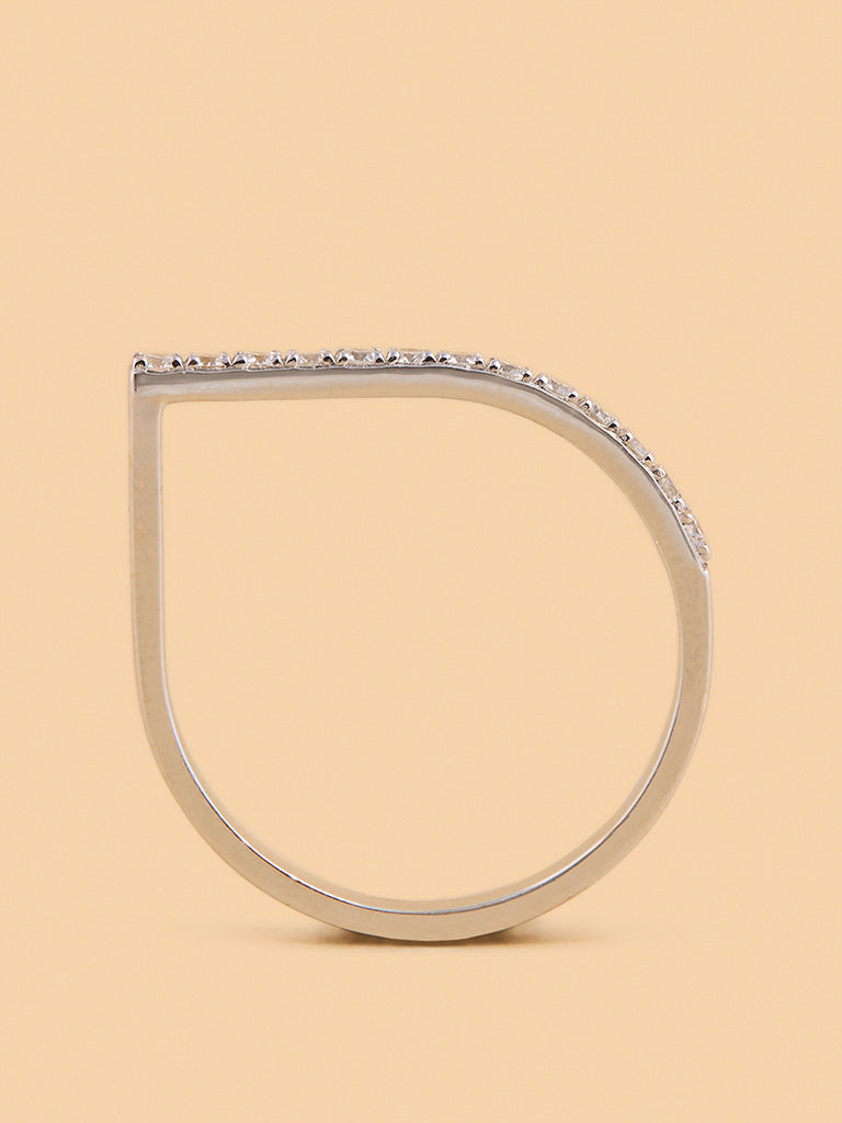 Sleek Lab Diamond Eternity Ring