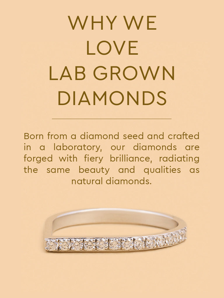 Sleek Lab Diamond Eternity Ring