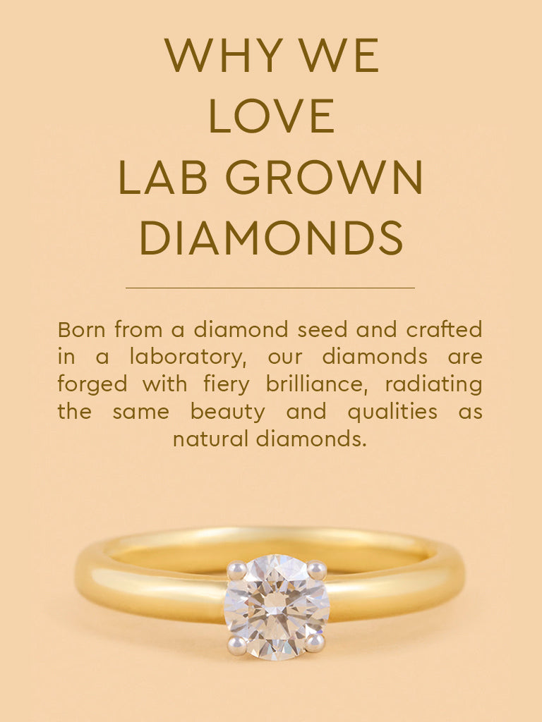 Brilliant Solitaire Lab Diamond Ring