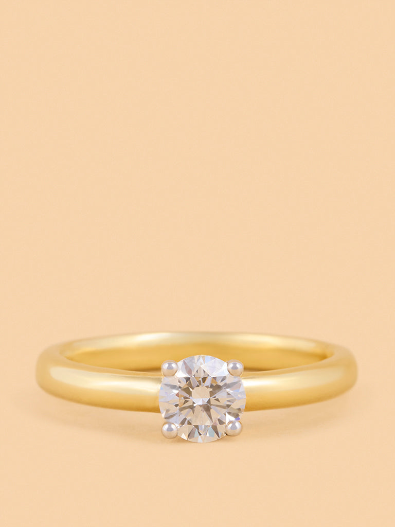Brilliant Solitaire Lab Diamond Ring