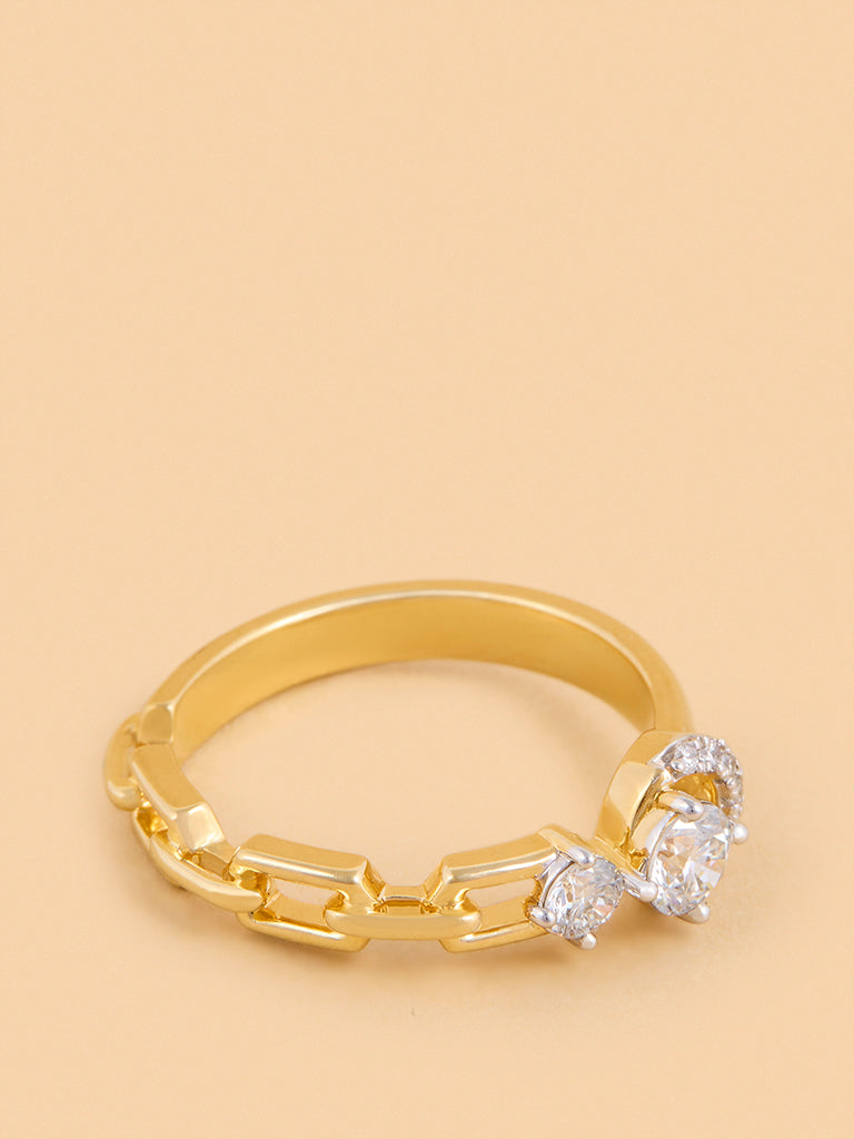 Eternal Circle Chain Lab Diamond Ring