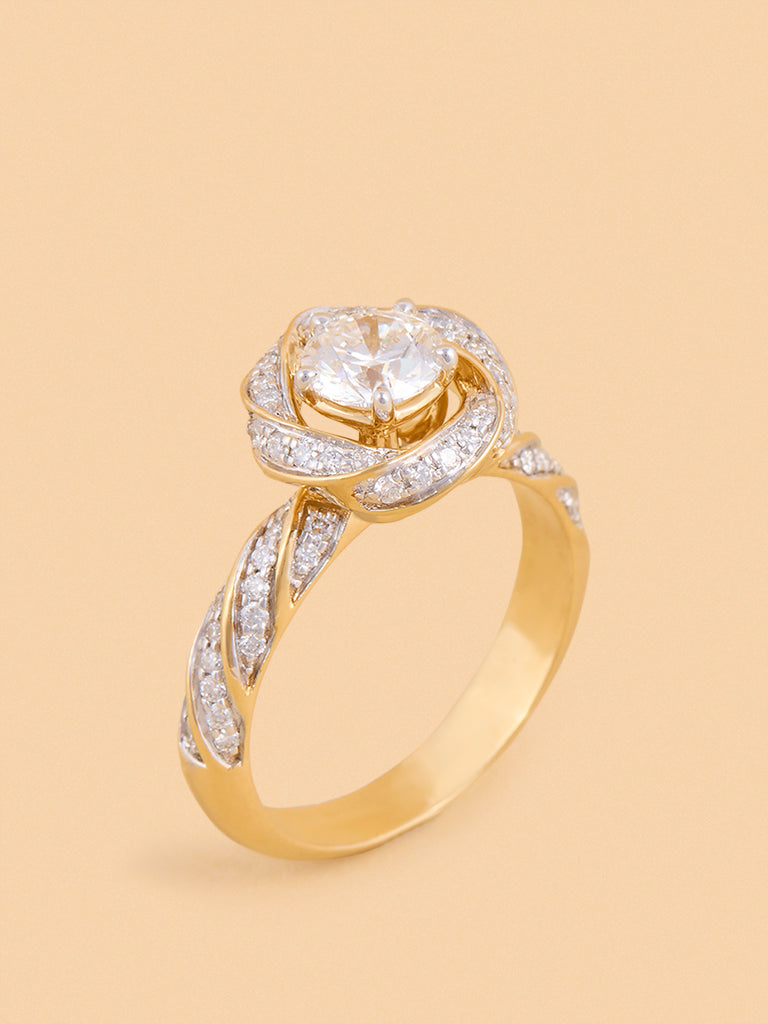 Infinity Solitaire Lab Diamond Ring