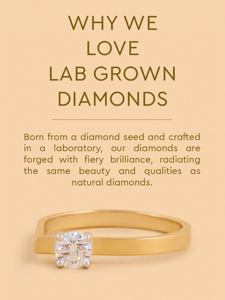 Brilliant Solitaire Lab Diamond Ring