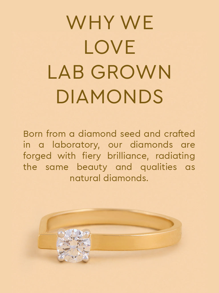 Brilliant Solitaire Lab Diamond Ring