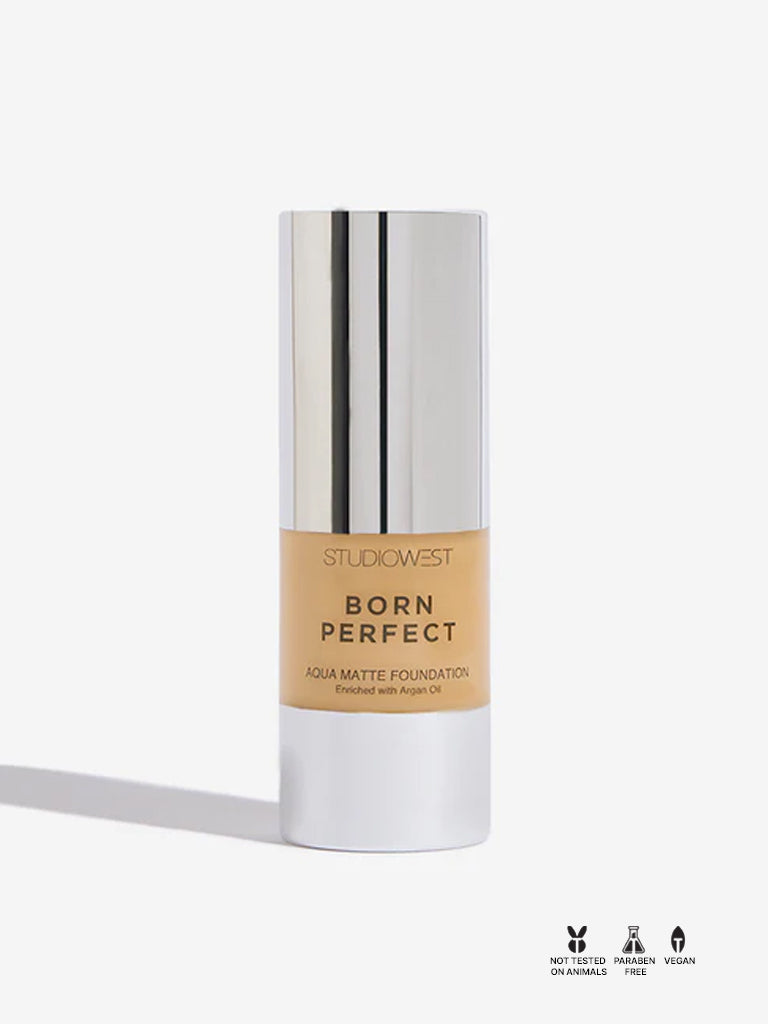 Studiowest Latte Born Perfect Aqua Matte Foundation - 23 ml