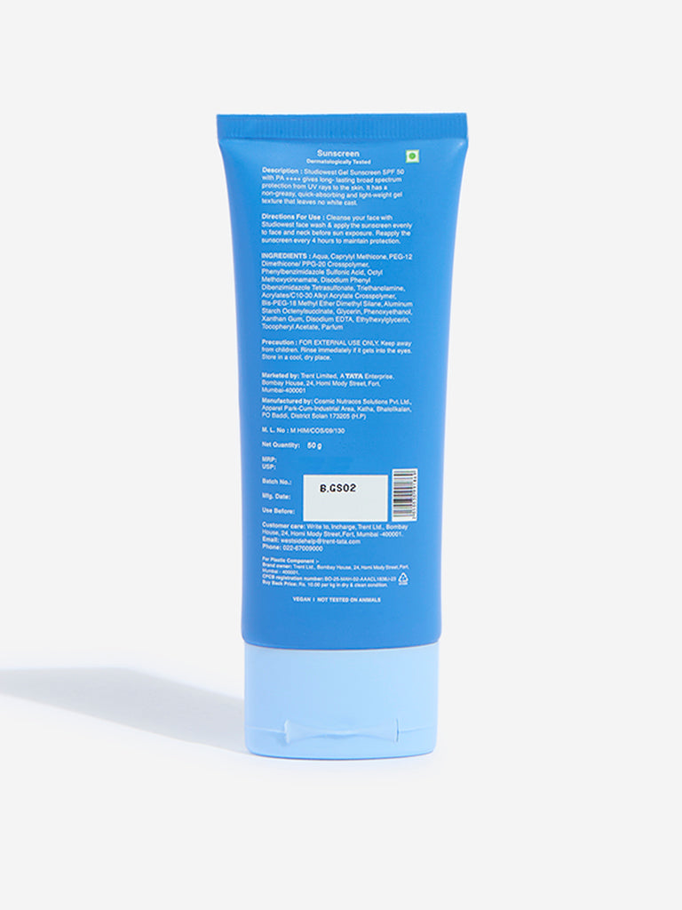 Studiowest Busy Me SPF 50 PA++++ Gel Sunscreen - 50 gm