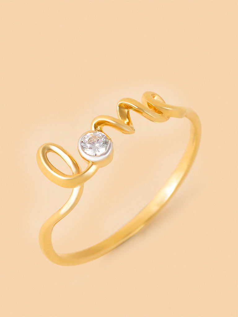 Elegant Lab Diamond Love Spell Ring
