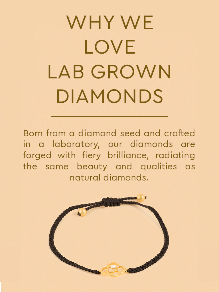 Delicate Floral Lace-Diamond Macrame Bracelet