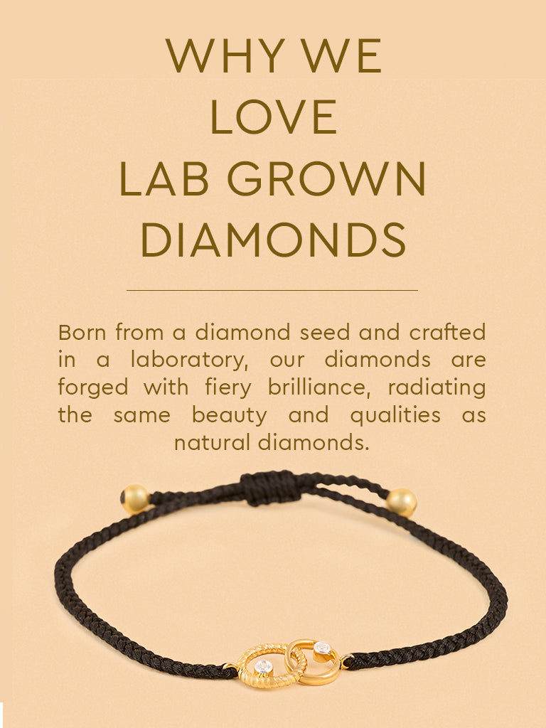 Gold Interlocked Ring Bracelet