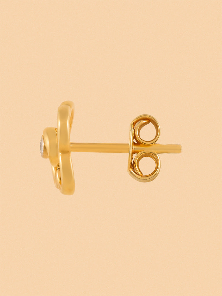 Classic Lab Diamond Intertwined Earrings