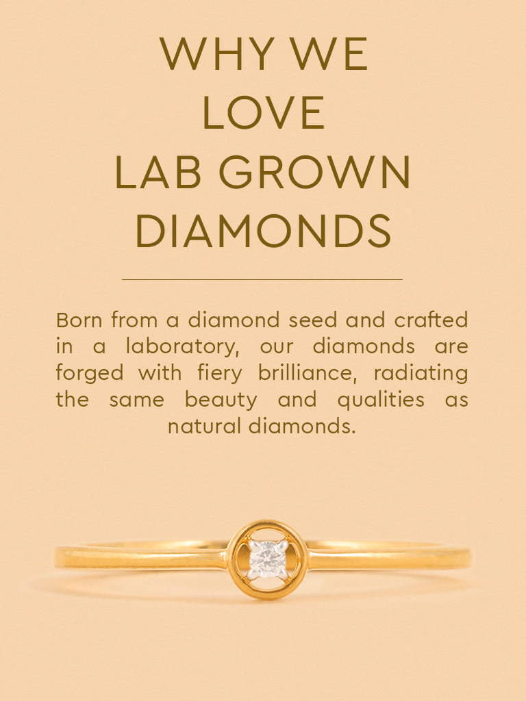 Gold Solitaire Sparkle Ring