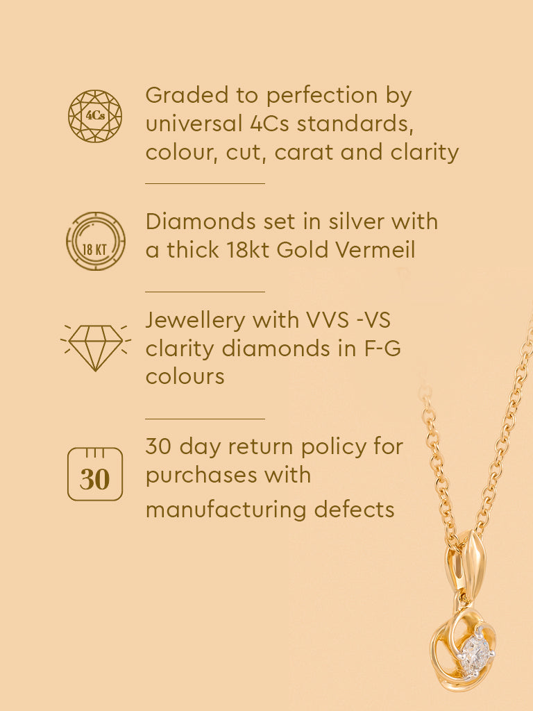 Mystic Spiral Lab-Diamond Necklace