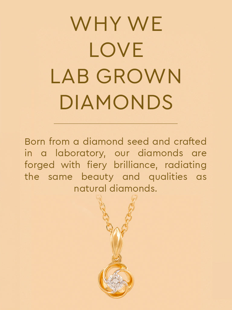 Mystic Spiral Lab-Diamond Necklace