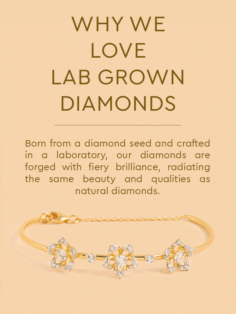 Gold Floral Trio Bracelet