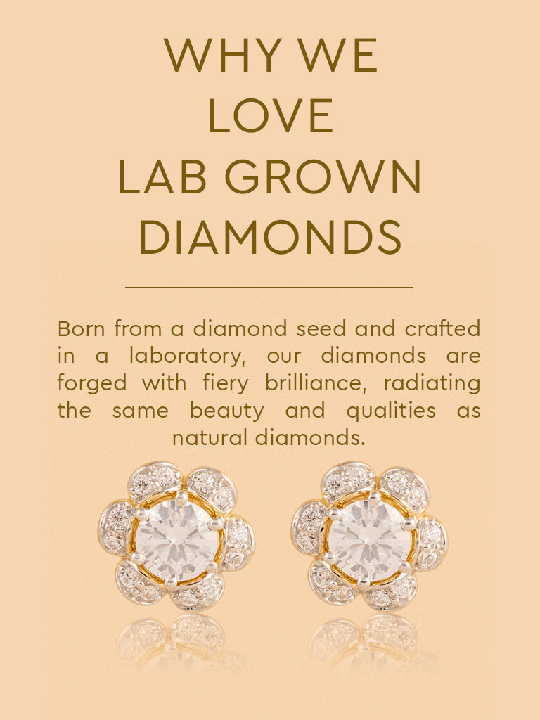 Gold Classic Floral Earrings