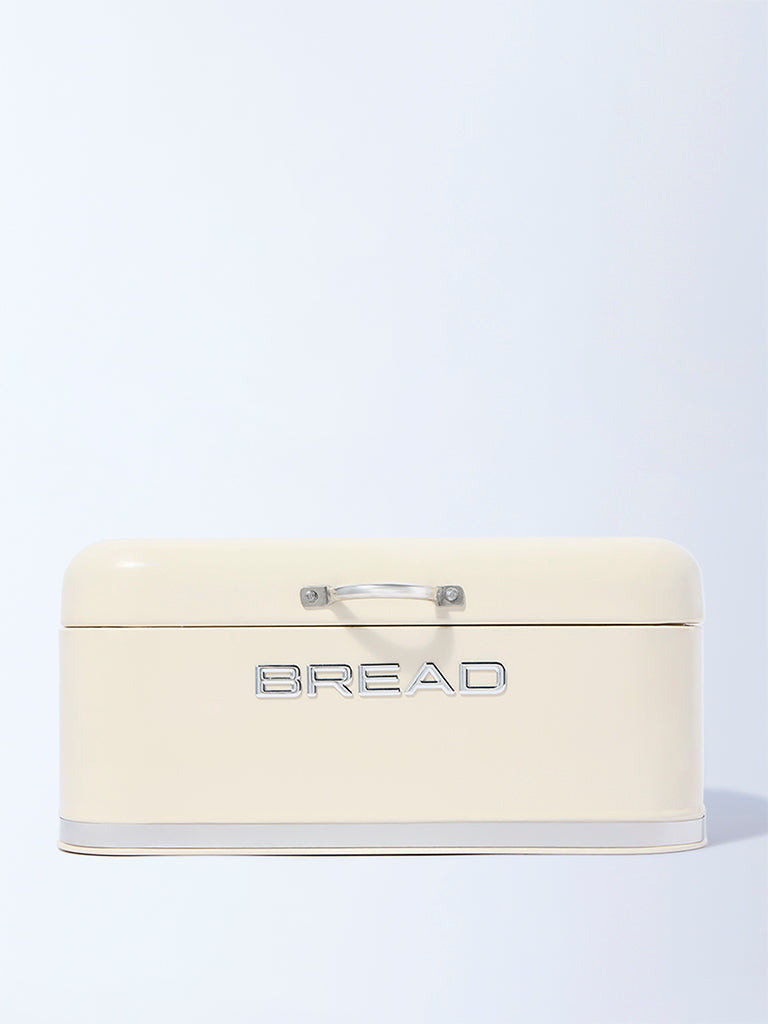 Westside Home Ivory Bread Box with Lid