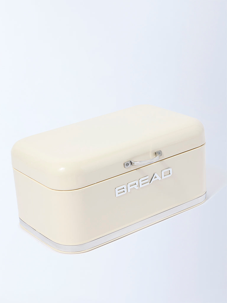 Westside Home Ivory Bread Box with Lid