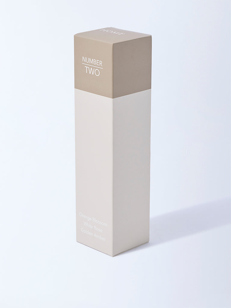 Westside Home Clear White Amber Fragrance Diffuser with Five Reed Sticks