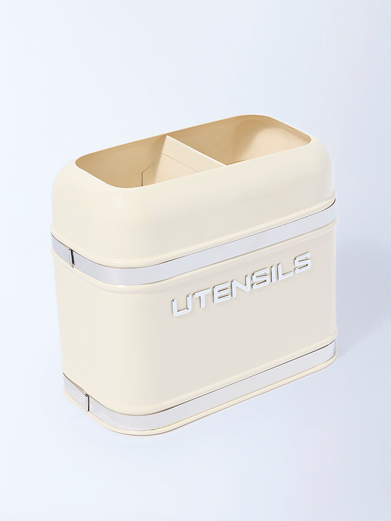 Westside Home Ivory Utensil Caddy