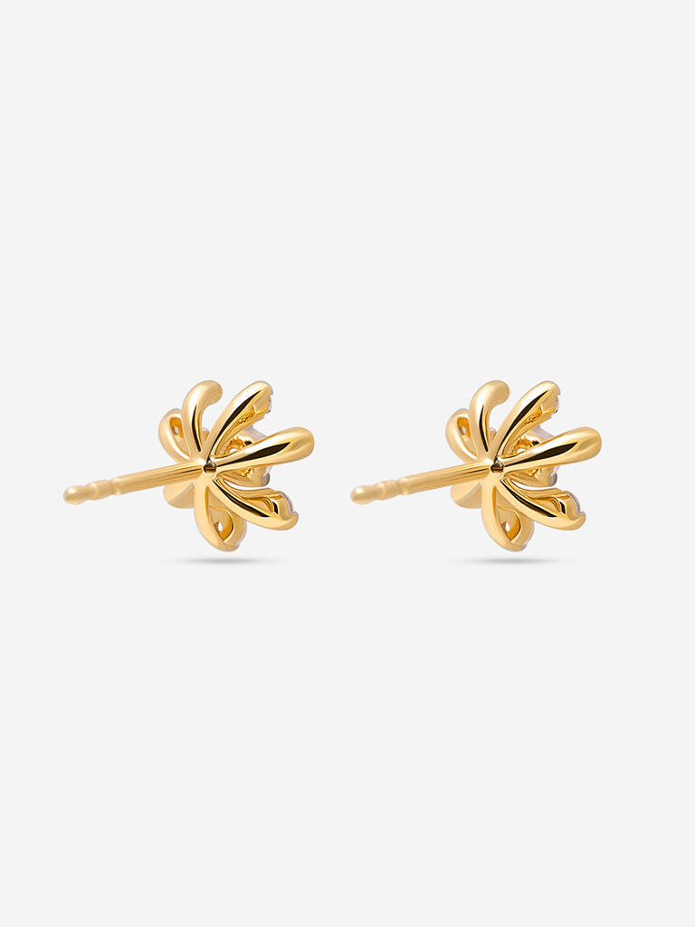Cluster Lab Diamond Stud Earrings