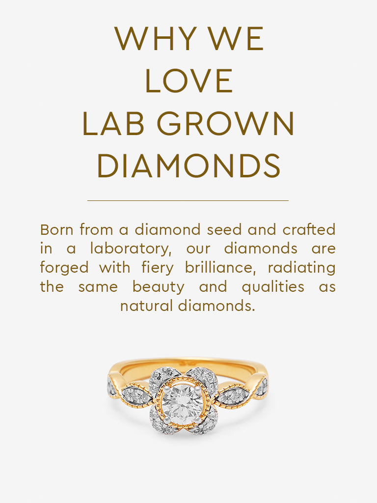Solitaire Lab Diamond Ring