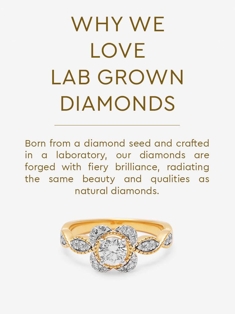 Solitaire Lab Diamond Ring