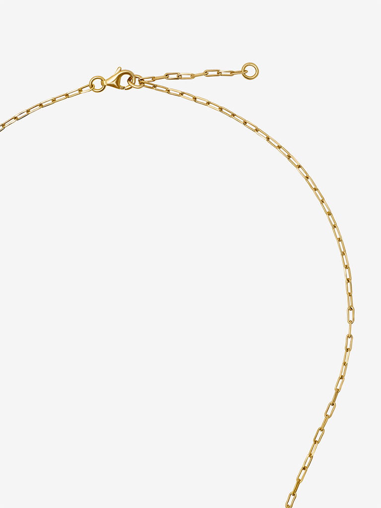 Ruby Gold Plated Lab Diamond Pendant Necklace