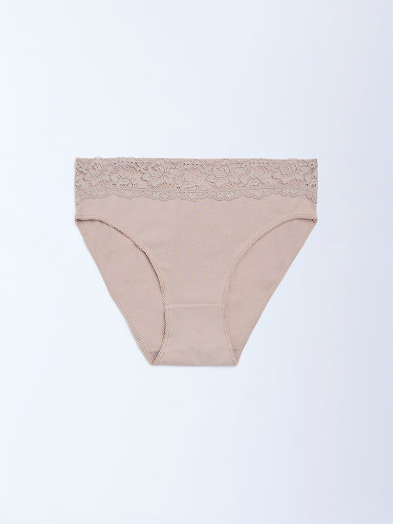 Wunderlove 3-Pack Hi-Leg Cotton-Blend Briefs