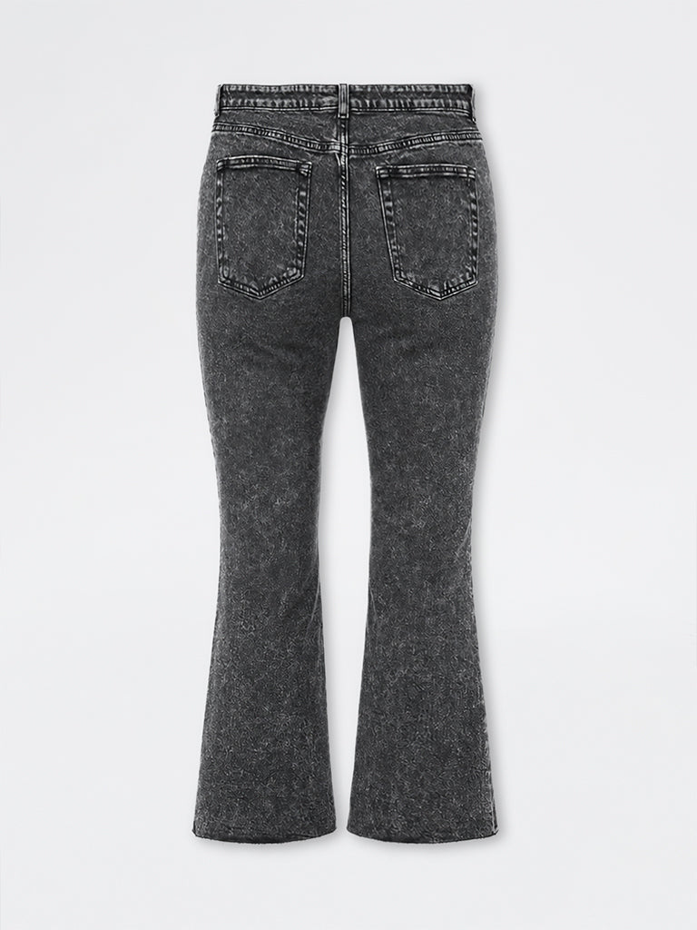 LOV Grey Faded High-Rise Jeans