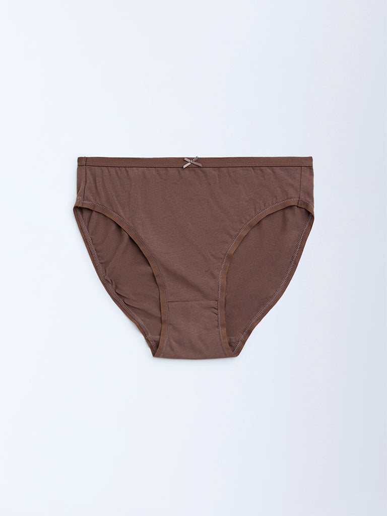 Wunderlove 3-Pack Cotton-Blend Hi-Leg Briefs