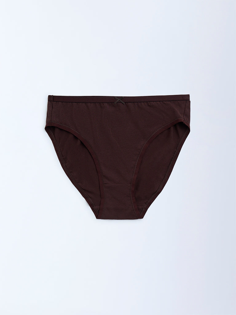 Wunderlove 3-Pack Cotton-Blend Hi-Leg Briefs