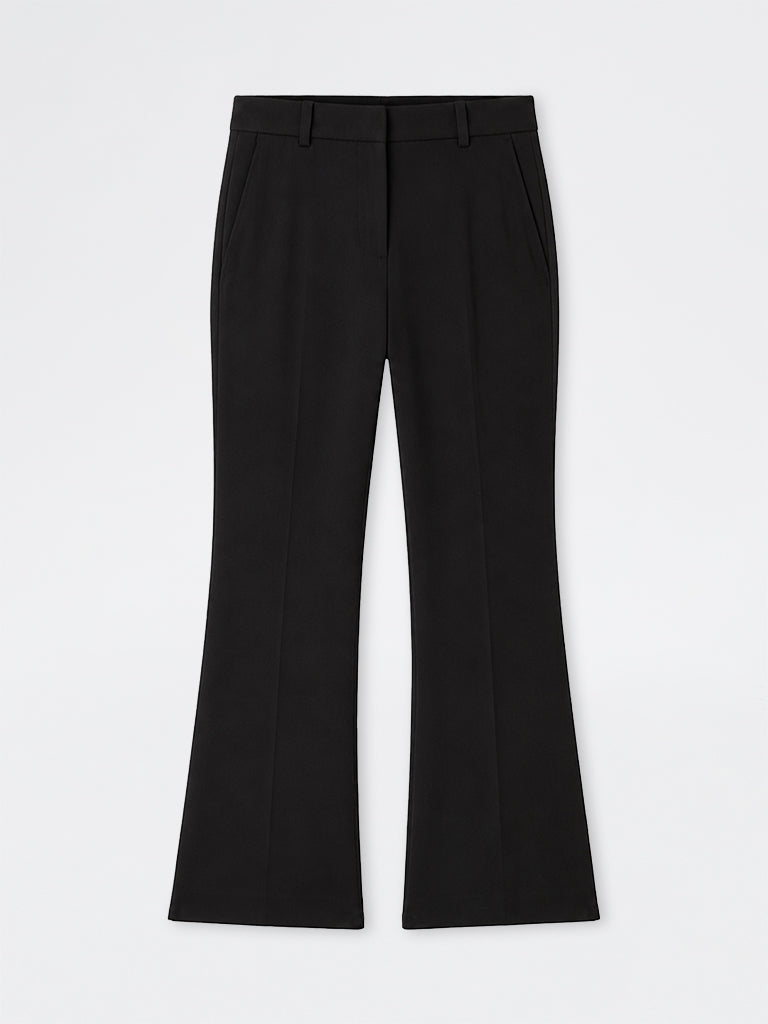 Wardrobe Black High-Rise Bootcut Trousers