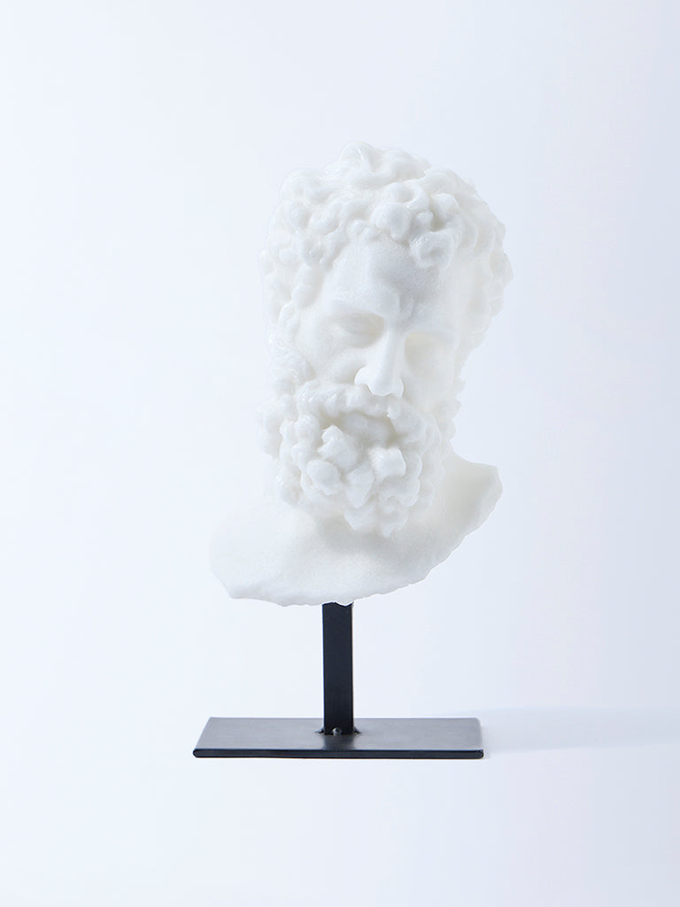 Westside Home White Hercules Decorative Object