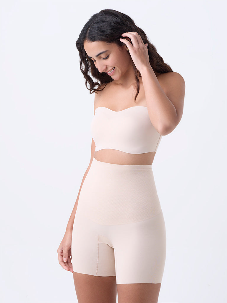 Wunderlove Light Beige Invisible Supergrip Padded Bra