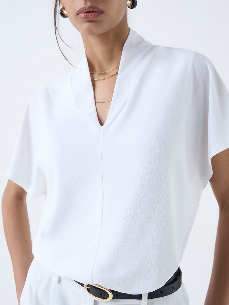 Wardrobe White Solid Top