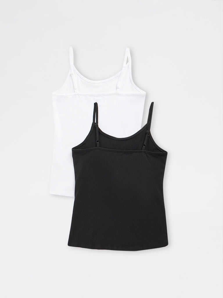 Wunderlove 2-Pack Cotton-Blend Camisoles