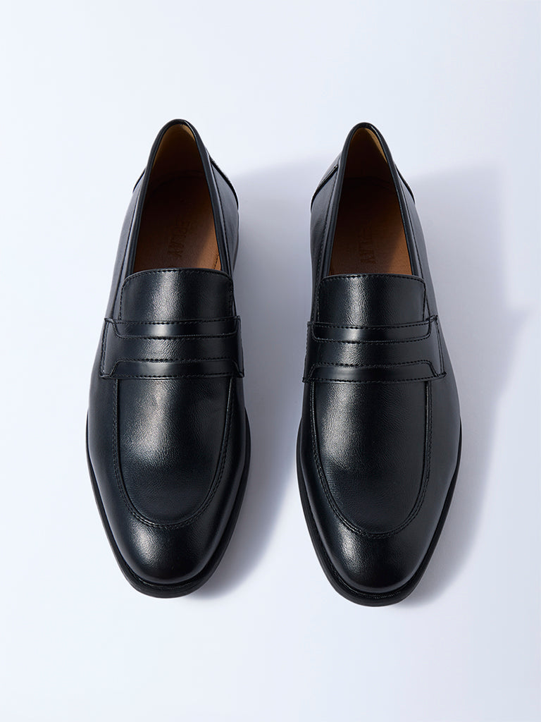 SOLEPLAY Black Penny Loafers