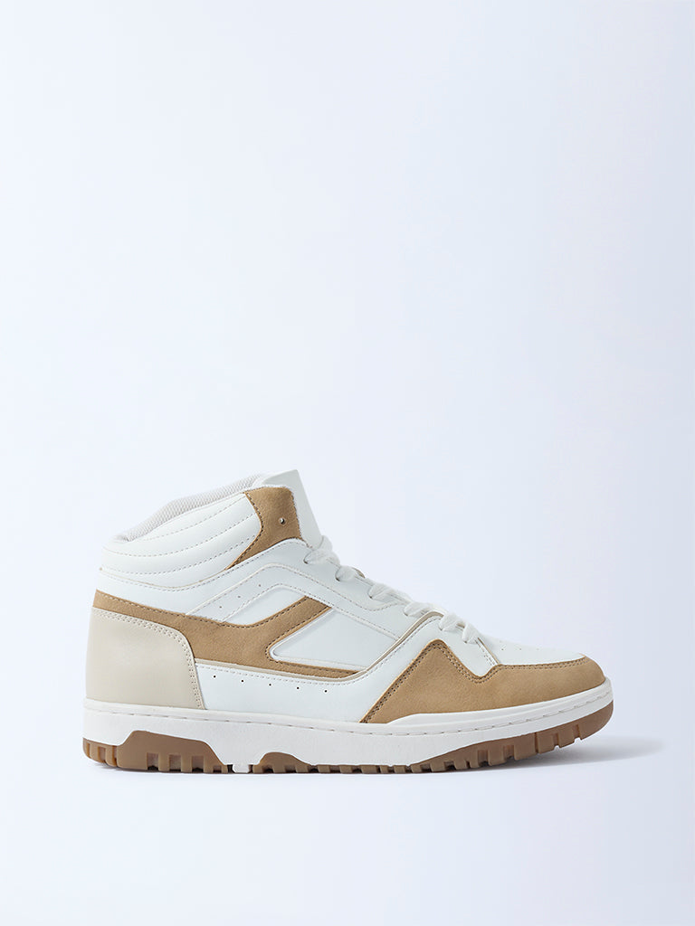 SOLEPLAY Beige Perforated Sneakers