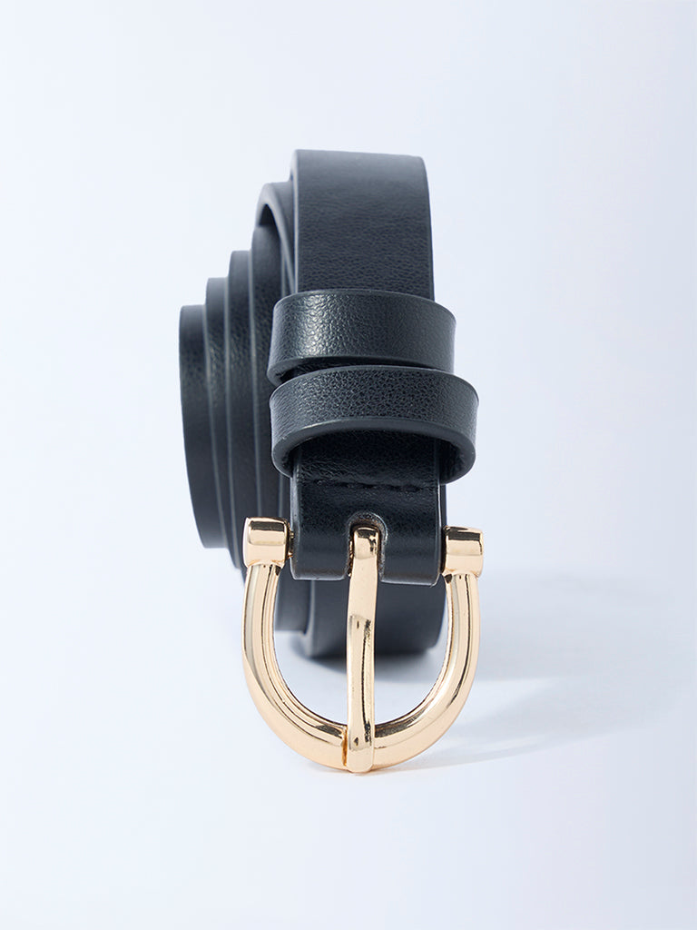 Westside Accessories Black U-Buckle Belt
