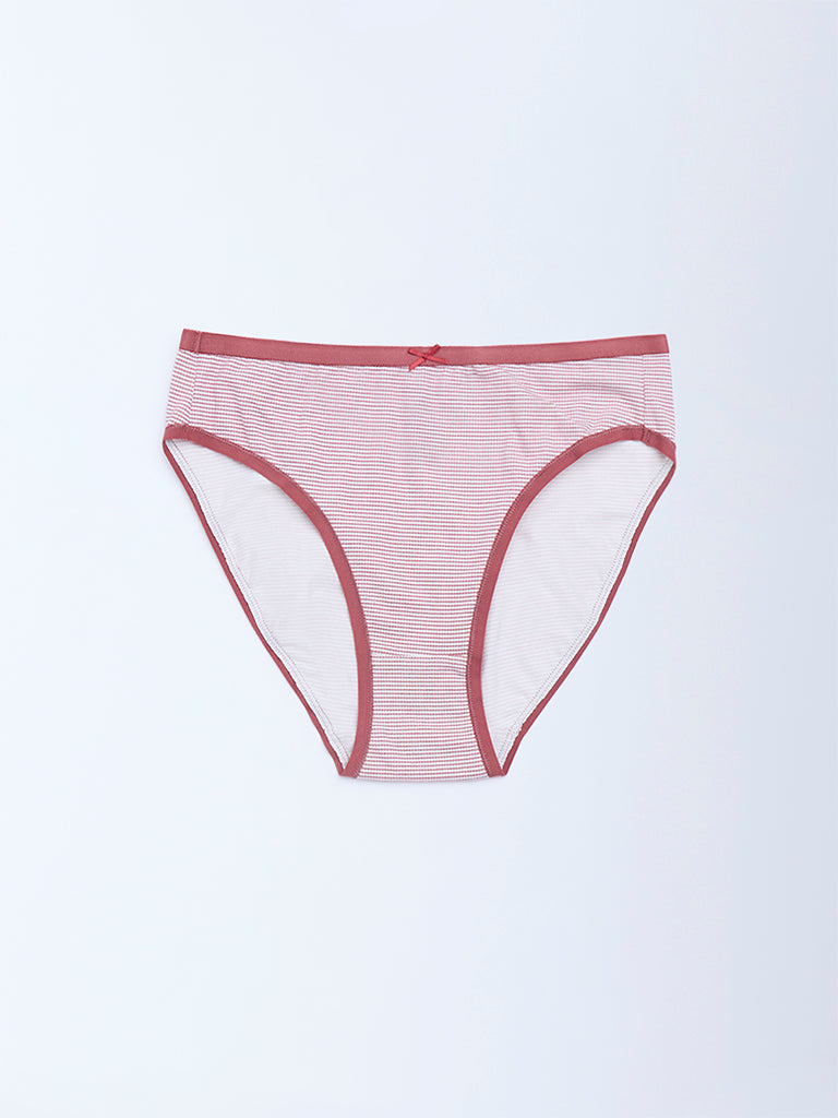 Wunderlove 3-Pack Hi-Leg Cotton-Blend Briefs