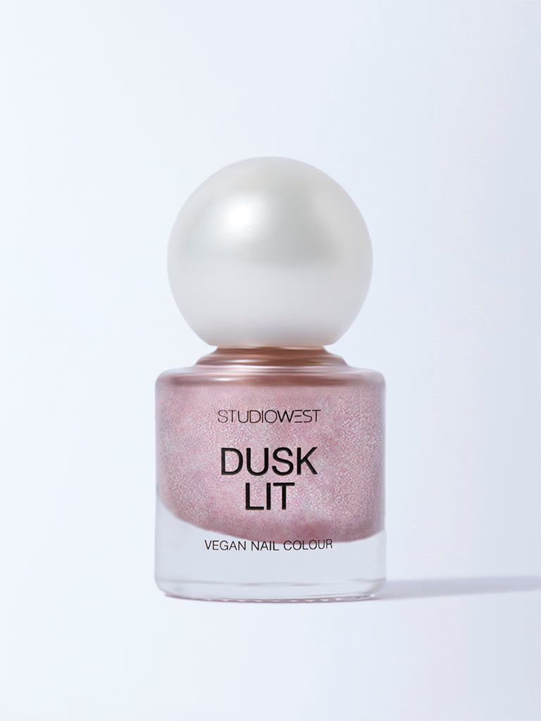 Studiowest Dusk Lit Vegan Rose Dust P-02 Nail Colour - 6ml