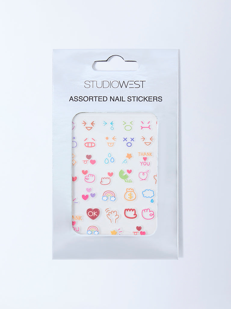 Studiowest Emoji-Inspired Assorted Nail Stickers