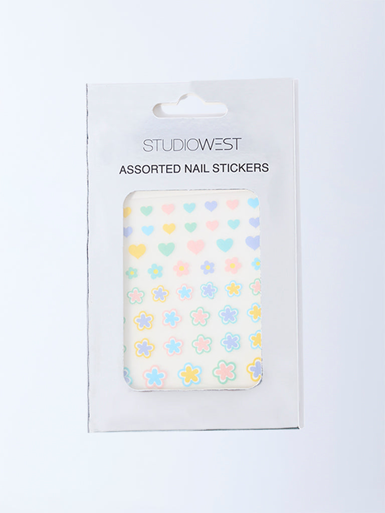 Studiowest Hearts and Flowers Assorted Nail Stickers