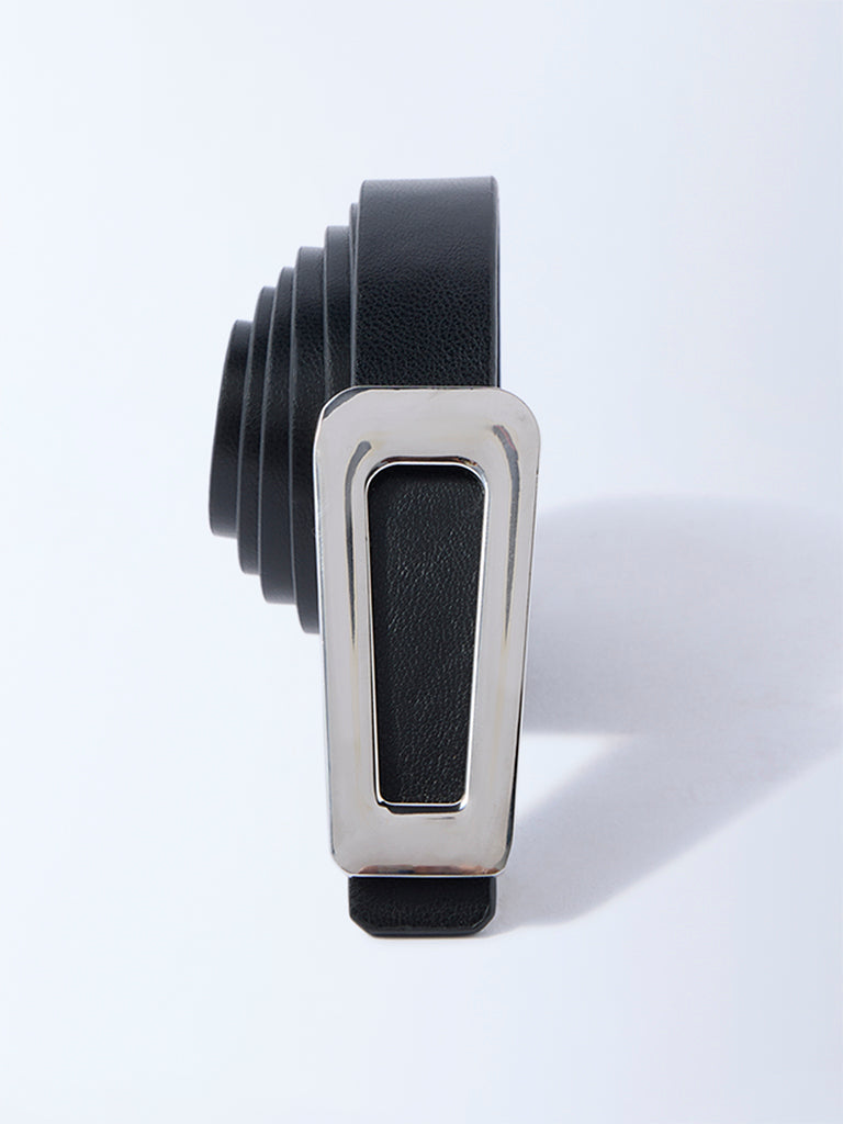 Westside Accessories Black Triangle Buckle Belt