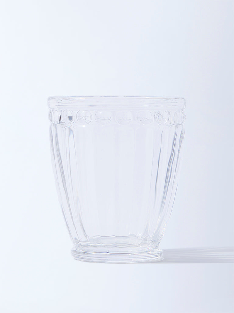Westside Home Clear Textured Water Glass