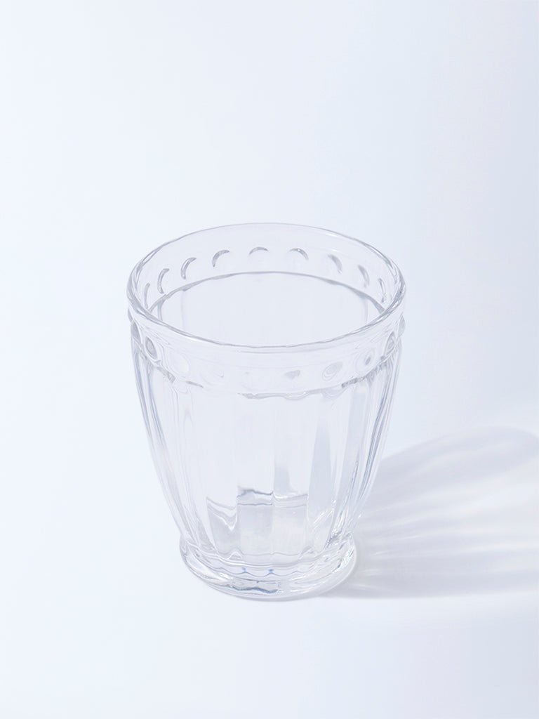 Westside Home Clear Textured Water Glass