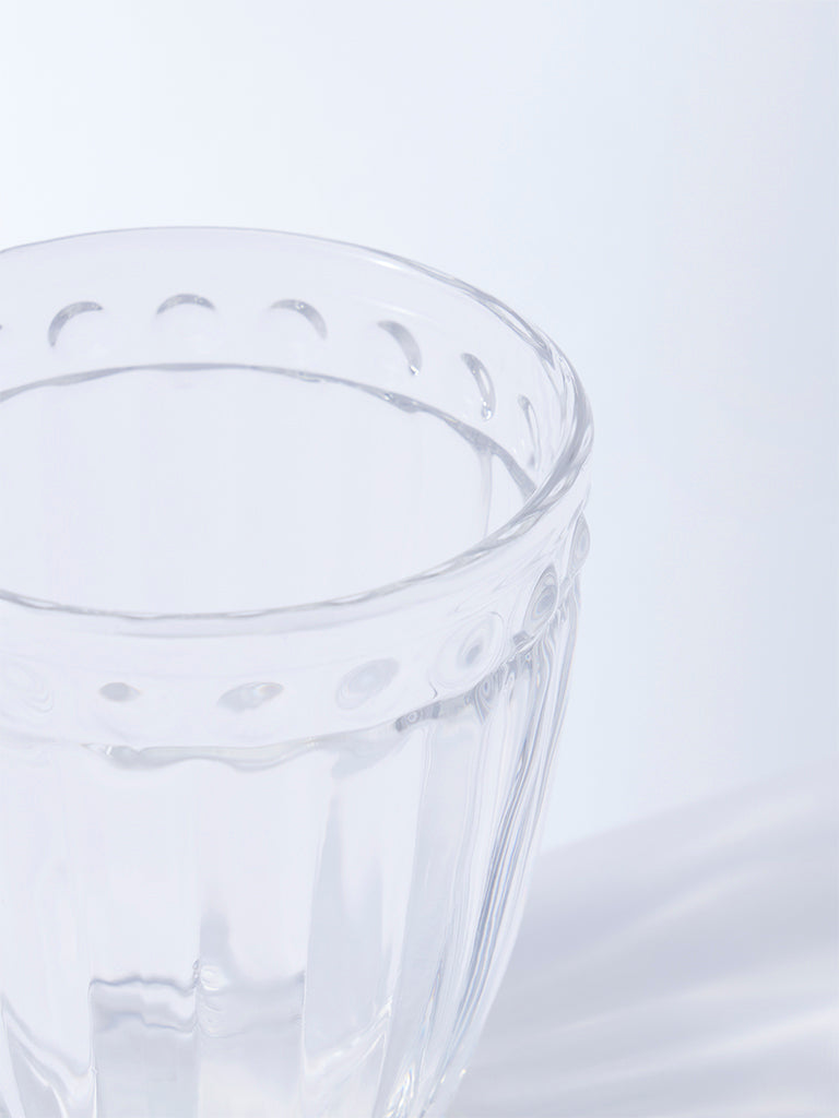 Westside Home Clear Textured Water Glass