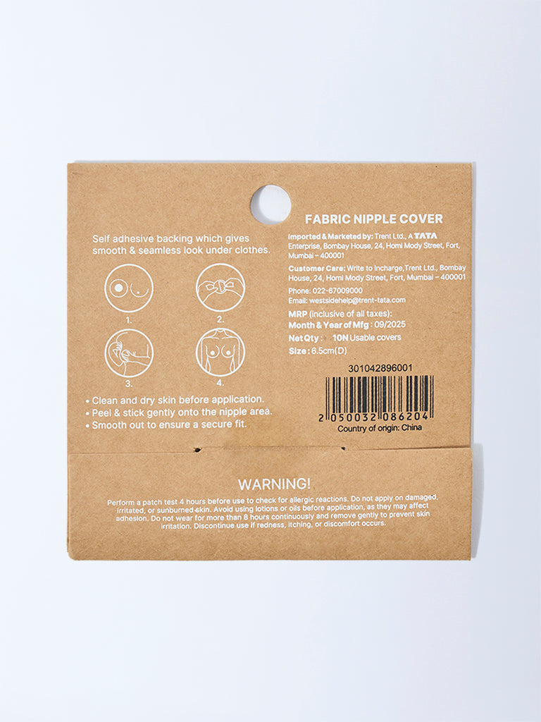Superstar Fabric Nipple Covers, 10N, 6.5 cm(D)